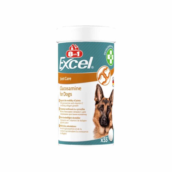 Витамины для щенков и взрослых собак 8in1 Excel Glucosamine для суставов — изображение 2