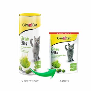 Витаминизированное лакомство с травой для кошек Gimcat GrasBits