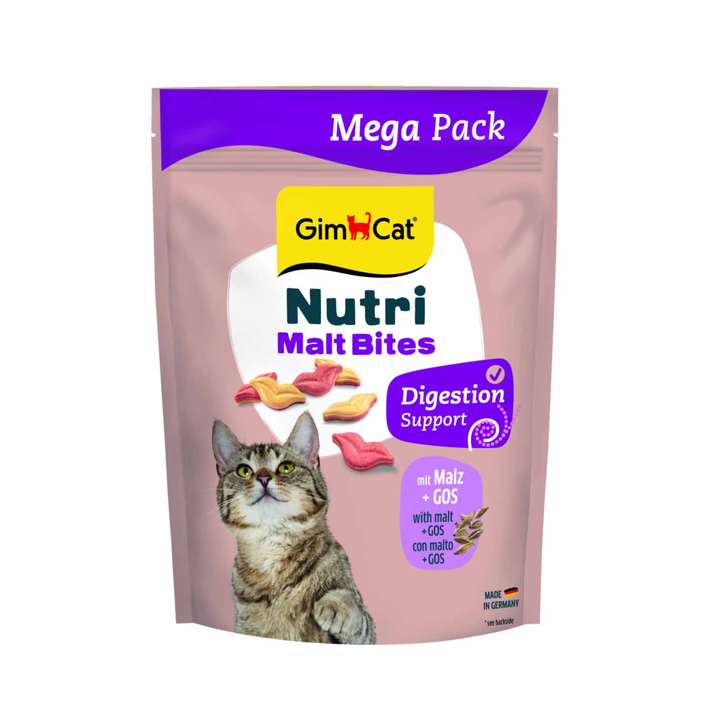 Витаминные поцелуйчики для кошек Gimcat NUTRI MALT BITES для вывода комочков шерсти - Зображення 2