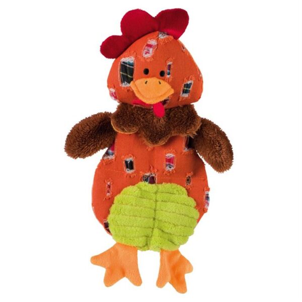 Игрушка для собак Курица круглая яркая Trixie плюш/ткань 31 см.