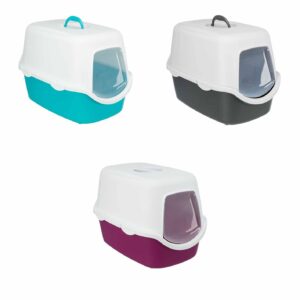 Туалет для кошек закрытый с дверью Vico Trixie 40 x 40 x 56 см.