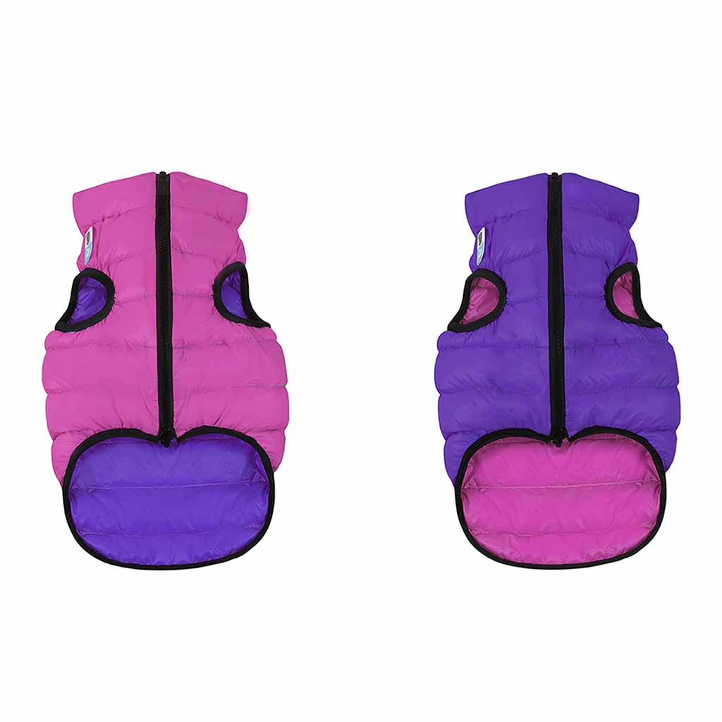 Курточка двусторонняя для собак Collar Airy Vest розово-фиолетовая