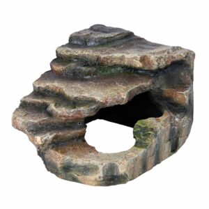 Декорация для террариума – Грот угловой со ступеньками Trixie 16x12x15 см.