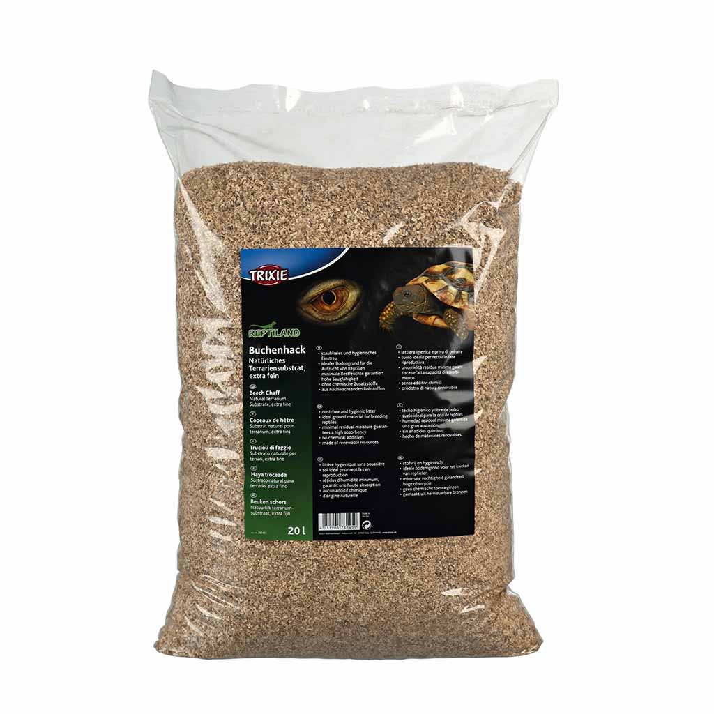 Наполнитель для террариума - Буковая стружка мелкая Trixie 10 л.; 20 л.