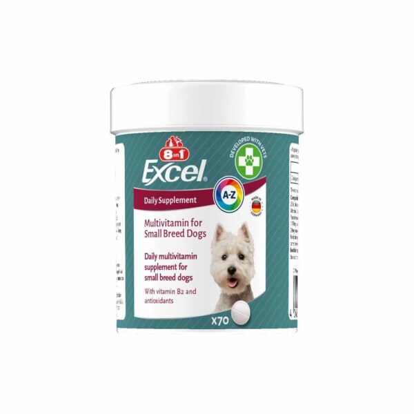 Витамины для собак мелких пород 8in1 Excel Multi Vitamin Small Breed мультивитамин — изображение 2