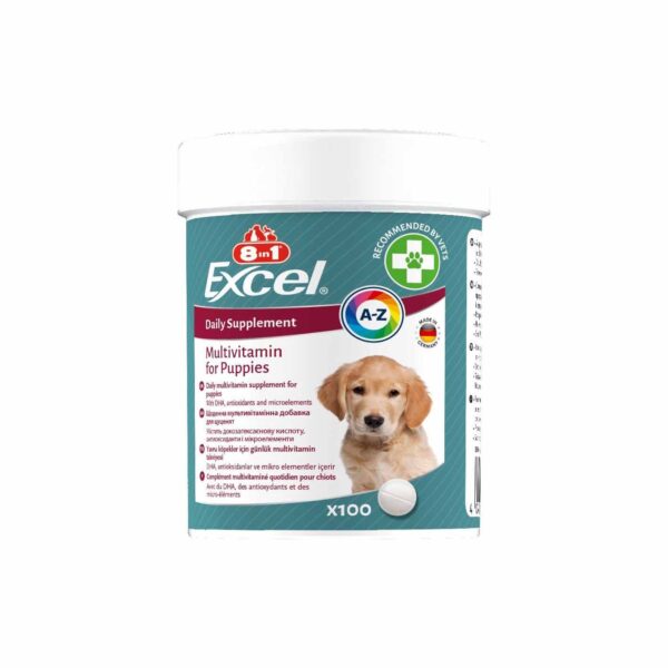 Витамины для щенков и молодых собак 8in1 Excel Multi Vitamin Puppy мультивитамин — изображение 2