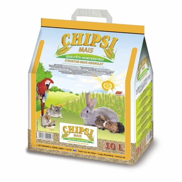 Наполнитель для грызунов, птиц Rettenmaier Chipsi mais кукурузный