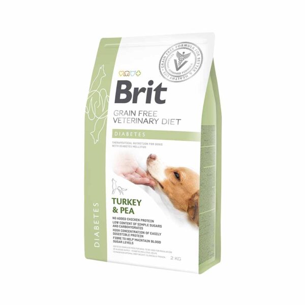 Корм Brit GF Veterinary Diets Dog Diabetes беззерновая диета для собак при сахарном диабете