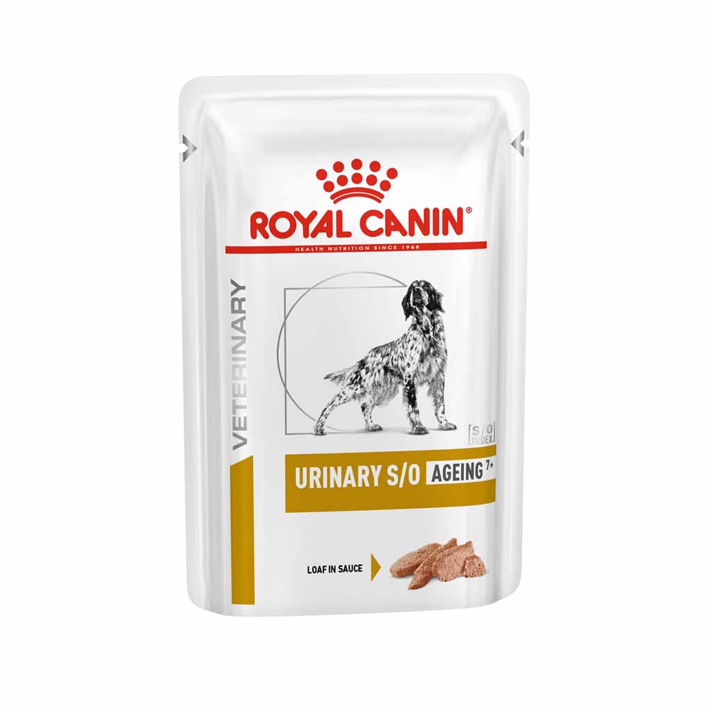 Влажный корм для собак при заболеваниях нижних мочевыводящих путей Royal Canin URINARY S/O AGEING 7+ (паштет)