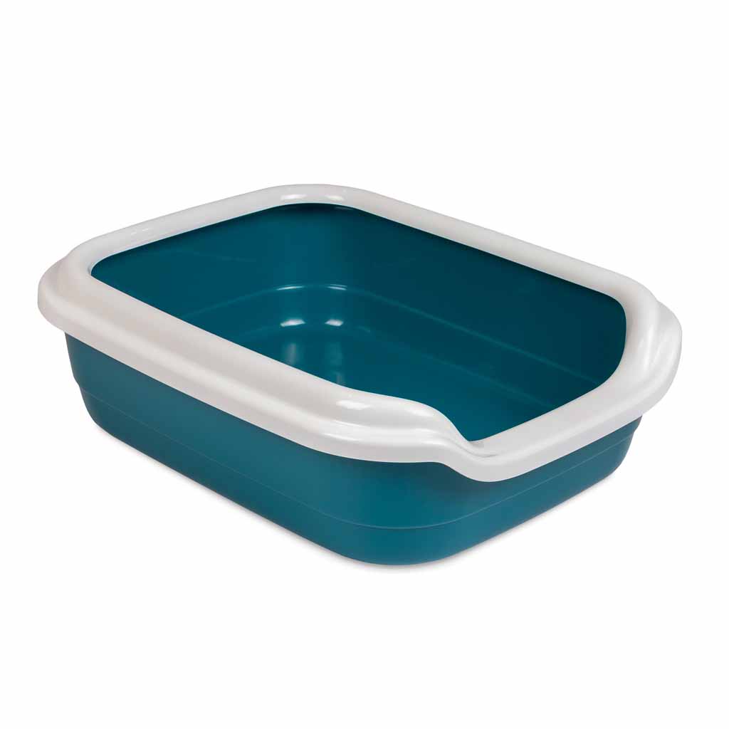 Туалет для кошек с рамкой Comfort L ТМ Природа 49х39х15 см. различные расцветки