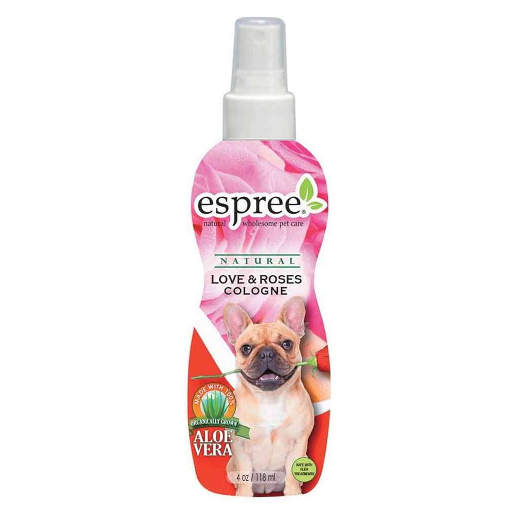 Одеколон для собак с ароматом цветущего розового сада ESPREE (Эспри) Love and Roses Cologne 118 мл.