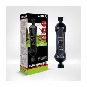 Обігрівач для акваріуму Aquael Flow Heater проточний з системою регулювання One Touch 500 Вт
