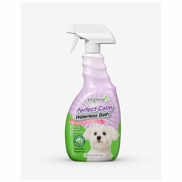 Спрей (сухой шампунь) для собак с ароматом лаванды ESPREE (Эспри) Perfect Calm Waterless Bath 710 мл.