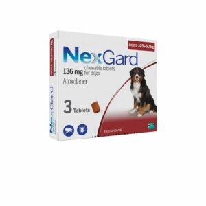 NexGard Нексгард таблетки для собак від зовнішніх паразитів 25-50 кг.