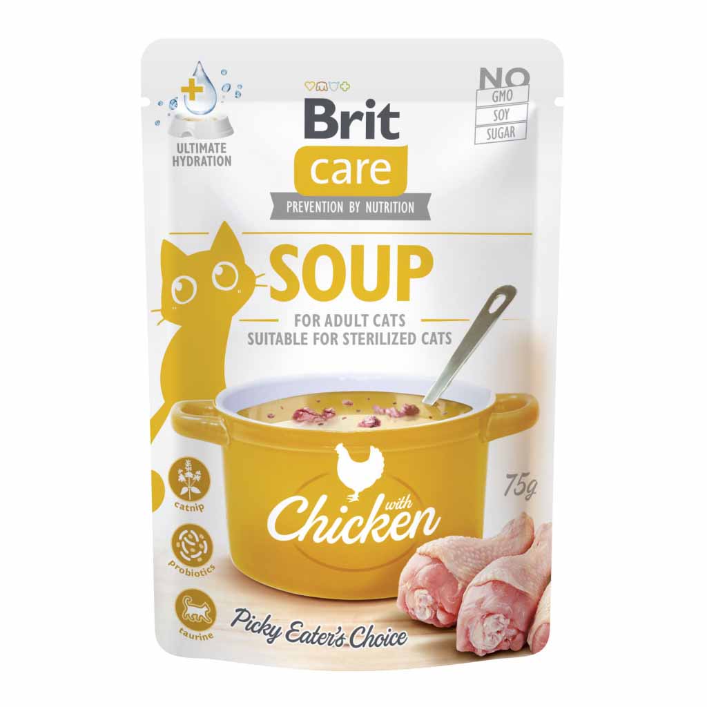 Вологий корм для котів Brit Care Soup with Turkey Суп з куркою