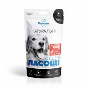 Натуральні ласощі для собак Priroda Нирки говяжчі сушені