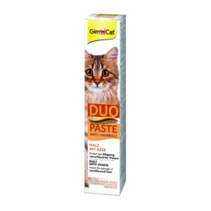 Паста для кошек GimCat DUO PASTE Anti-hairboll malt with cheese мальт и сыр