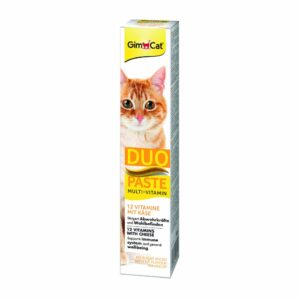 Паста для кошек GimCat DUO PASTE Multi-vitamin with cheese 12 витаминов и сыр
