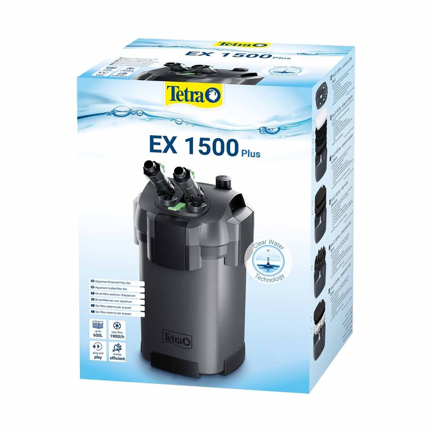 Фільтр для акваріума Tetra External EX 1500 на 600 л.