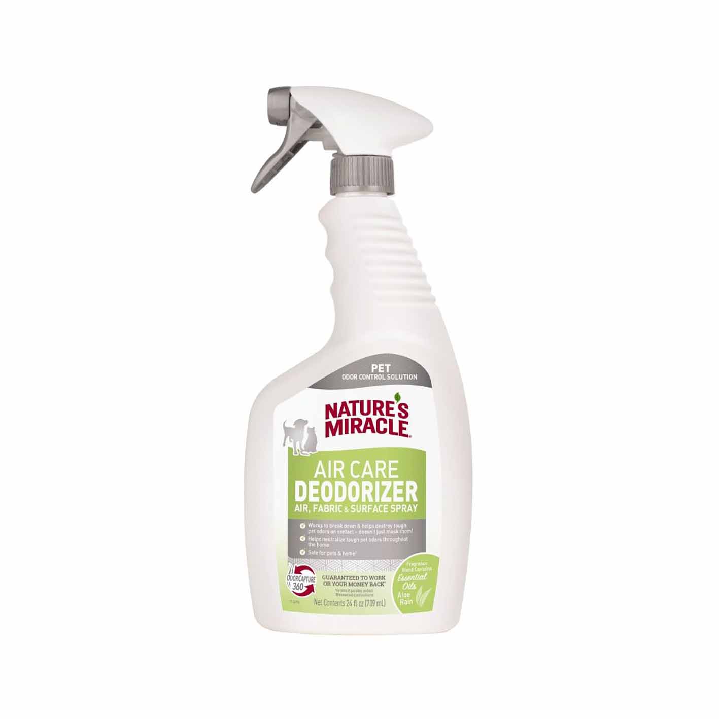 Дезодоруючий спрей для котів та собак 8in1 Nature's Miracle Aloe Rain з ароматом алое
