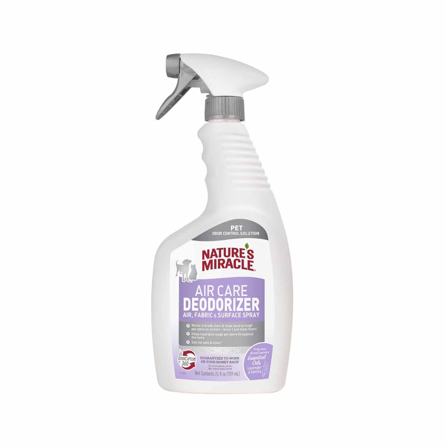 Дезодоруючий спрей для котів та собак 8in1 Nature's Miracle Lavender з ароматом лаванди
