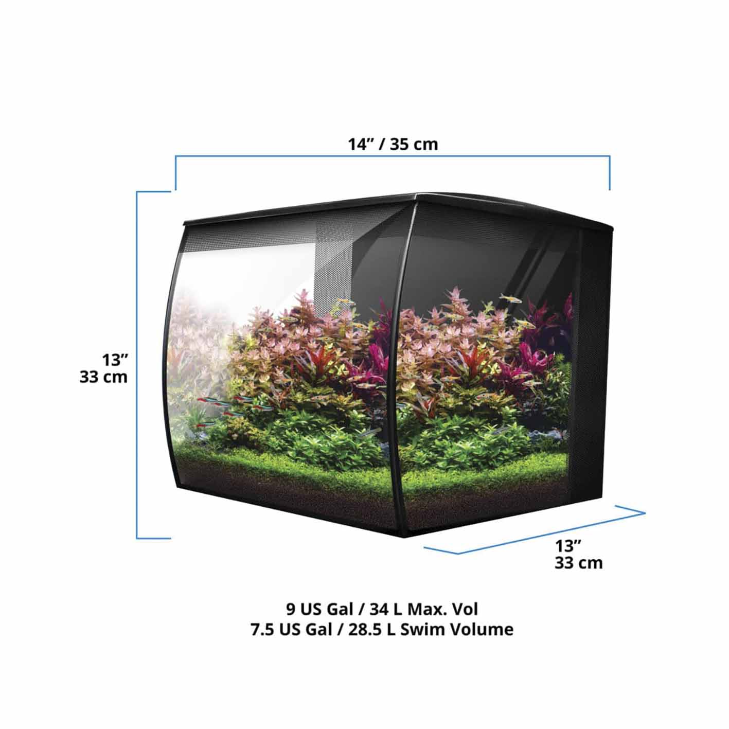 Акваріумний комплект Hagen Fluval FLEX 2.0 34 л. - Зображення 8
