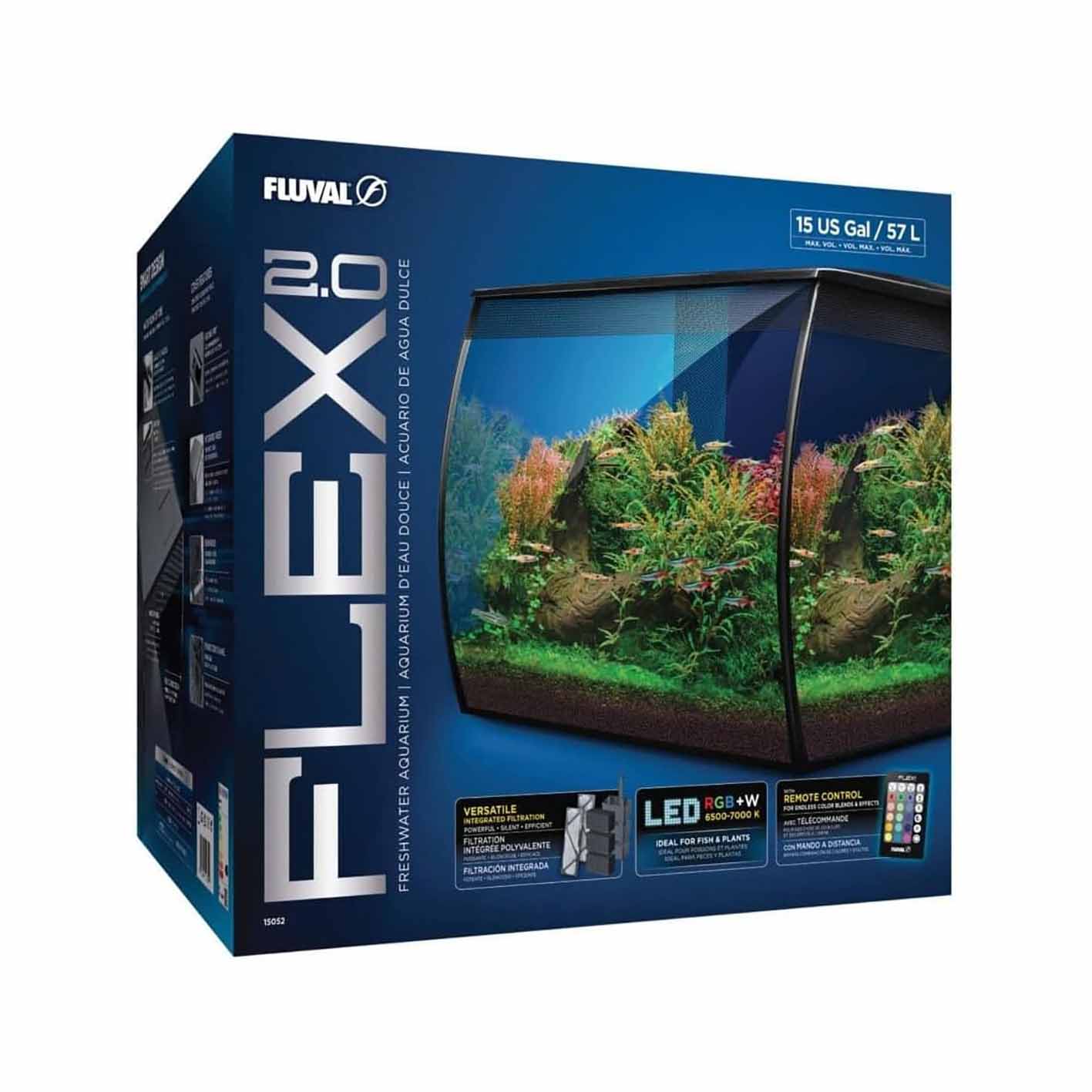 Акваріумний комплект Hagen Fluval FLEX 2.0 57 л. - Зображення 4