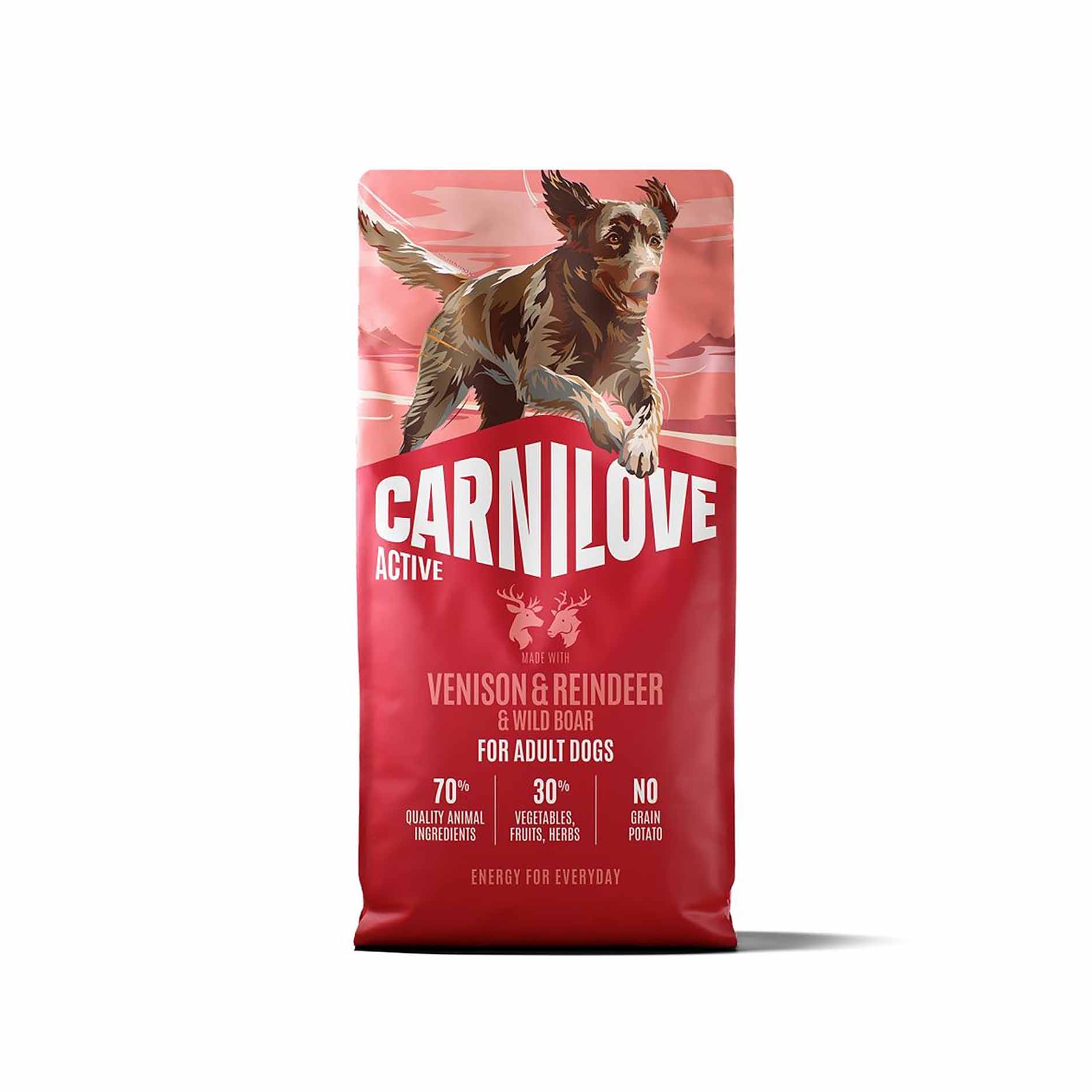 Сухий корм для активних собак Carnilove Active Venison & Reindeer & Wild Boar Active оленина і дикий кабан