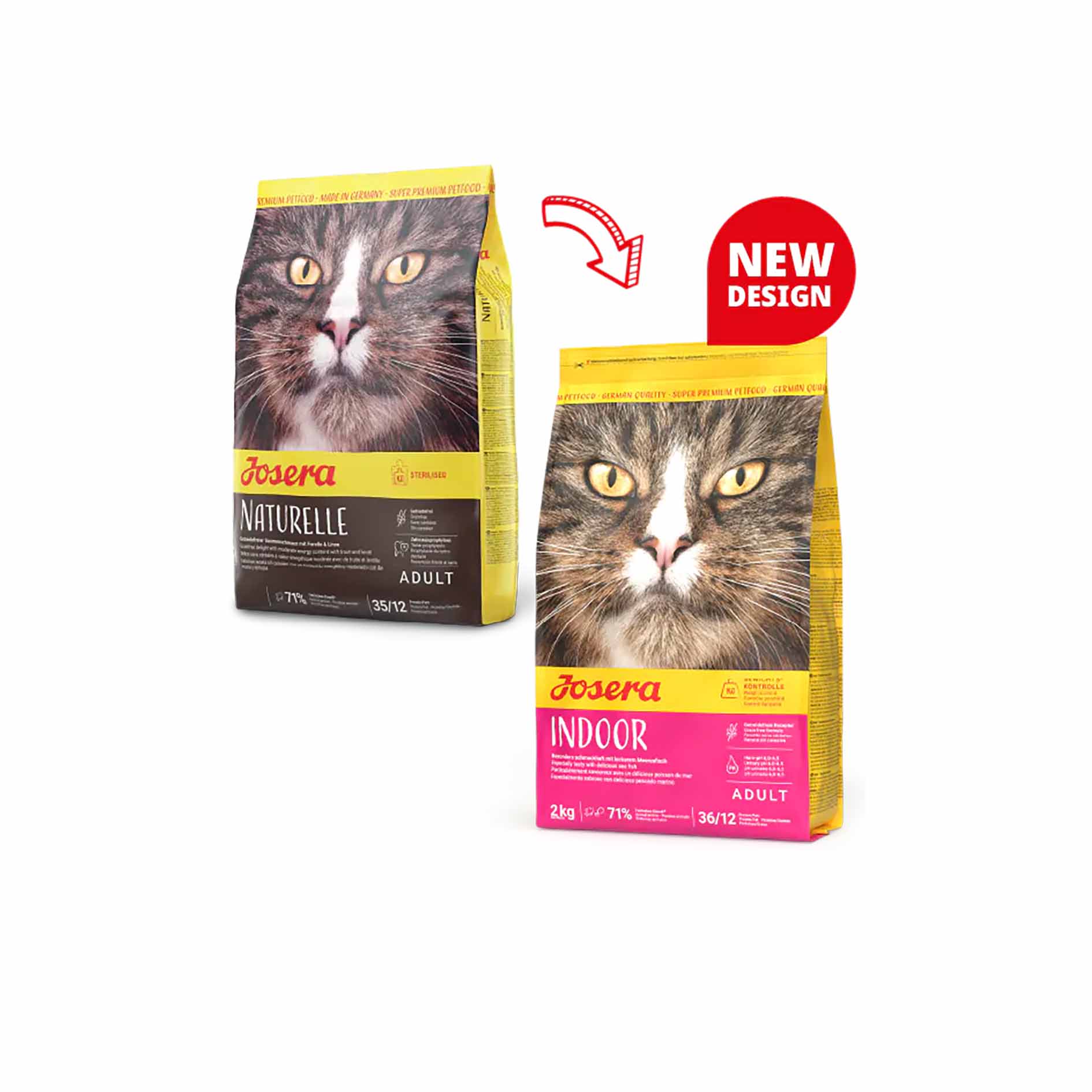 Сухий корм для котів Josera Indoor (Naturelle)