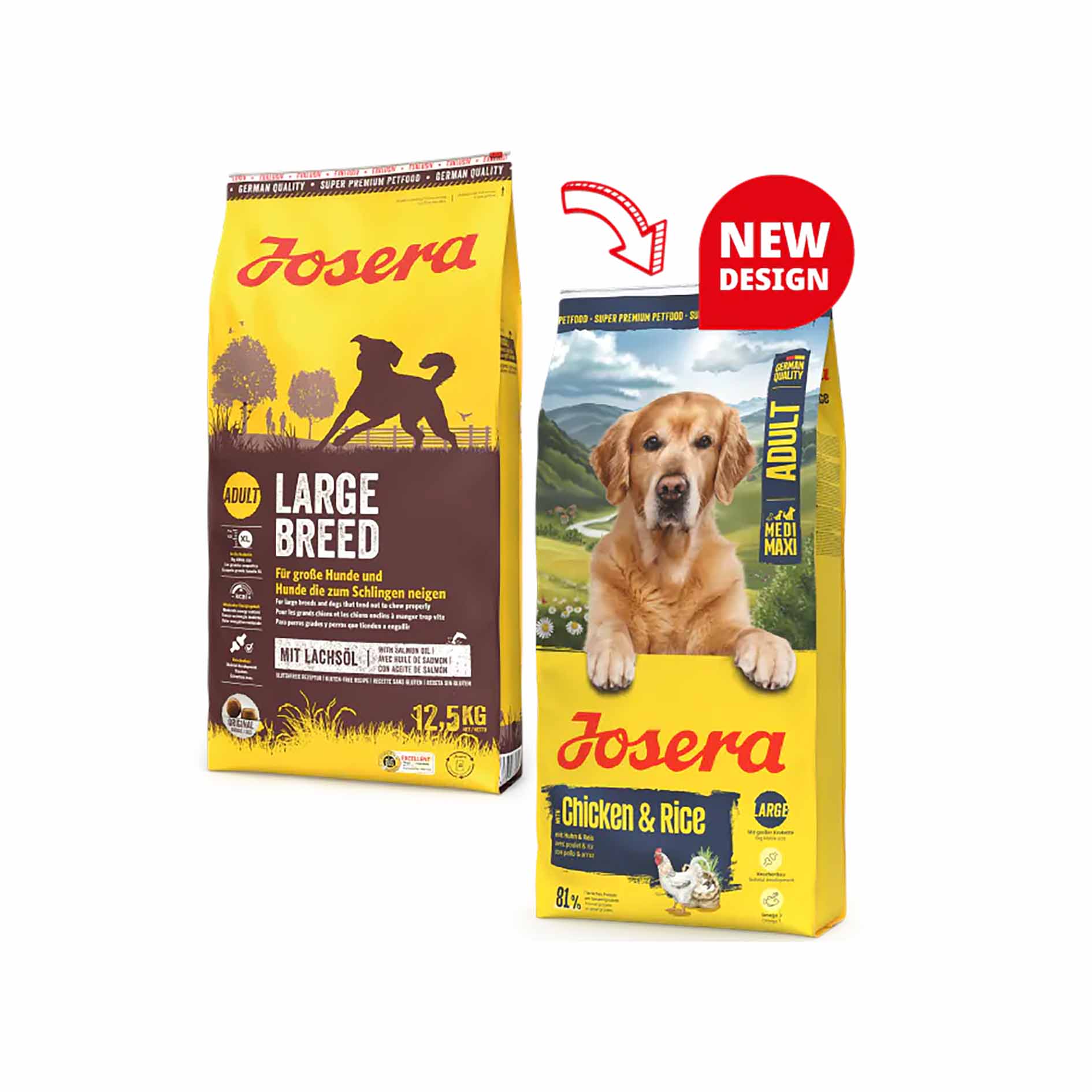 Сухий корм для собак Josera Chicken & Rice для середніх та великих порід