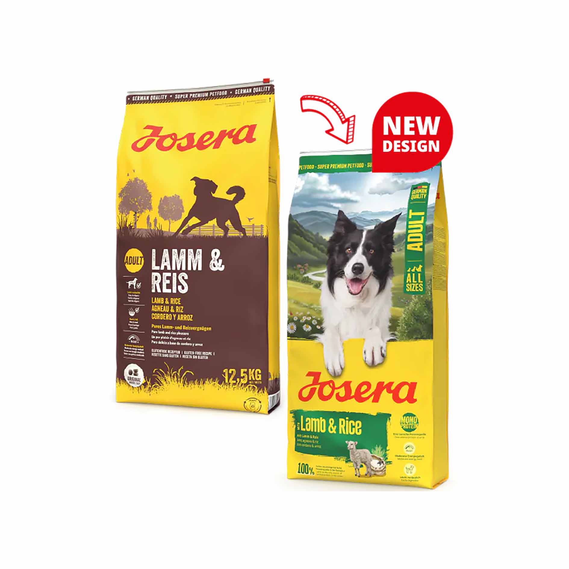 Сухий корм для собак Josera Lamb & Rice з ягнятиною для всіх порід