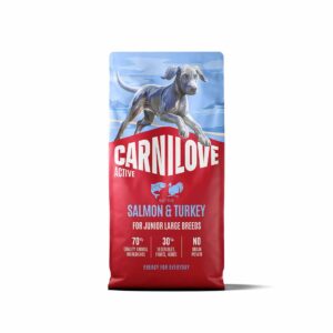 Сухий корм для цуценят великих порід Carnilove Active Salmon & Turkey Junior Large лосось та індичка