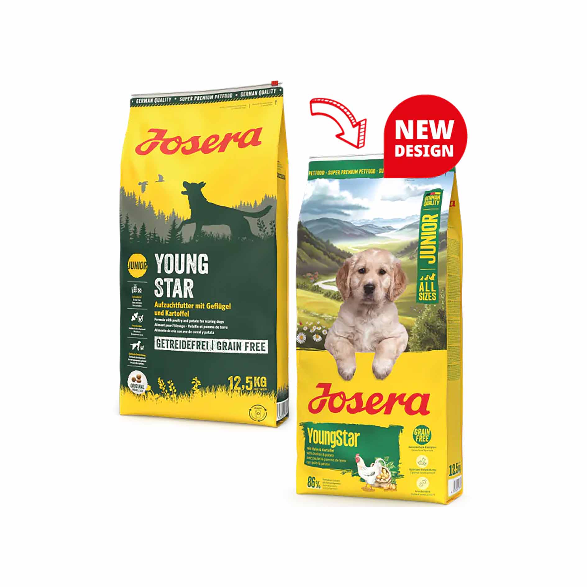 Сухий корм для цуценят всіх порід Josera Junior YoungStar
