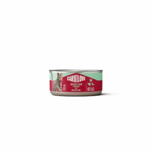 Вологий корм для котів Carnilove Chicken, Duck & Pheasant паштет, курка, качка і фазан