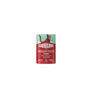 Вологий корм для котів Carnilove Gravy Pheasant with Raspberry Leaves фазан і листя малини в соусі