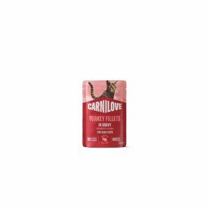 Вологий корм для котів Carnilove Gravy Turkey with Valerian індичка і валеріана в соусі
