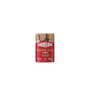 Вологий корм для котів Carnilove Gravy Wild Boar with Chamomile дикий кабан і ромашка в соусі