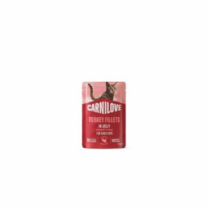 Вологий корм для котів Carnilove Jelly Turkey with Valerian індичка і валеріана в желе