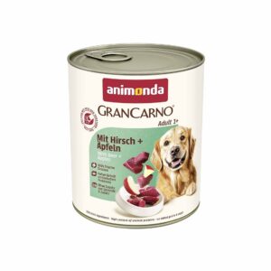 Вологий корм для собак Animonda GranCarno Adult Deer with Apple паштет з олениною і яблуком