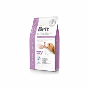 Сухий корм для собак Brit VetDiet Ultra-hypoallergenic при проблемах з травленням, з комахами